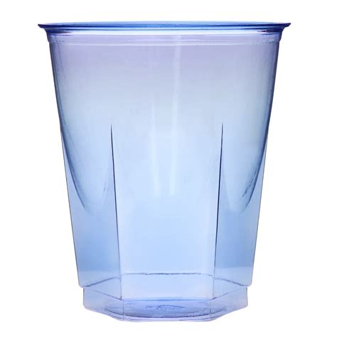crystal disposable party cups blue oz ml drinkstuff