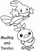 Pokemon Coloring Pages Mudkip Torchic Colouring Advanced Articuno Emerald Johto Color Print Colorare Da League Getcolorings Printable Kids Getdrawings Sheets sketch template