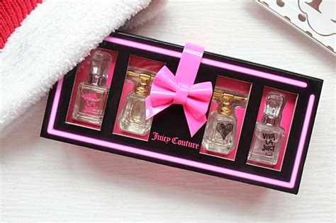 juicy couture mini perfume gift set hannah heartss