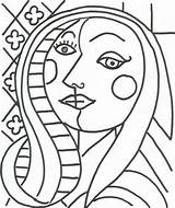 Picasso Colorier Choisir Peinture sketch template