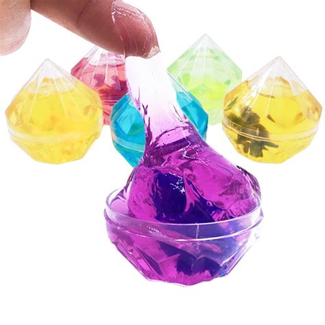 crysta diamonds jelly toy soft slime scented stress relief toy sludge