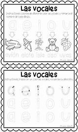 Vocales Cuadernillo Fichas sketch template