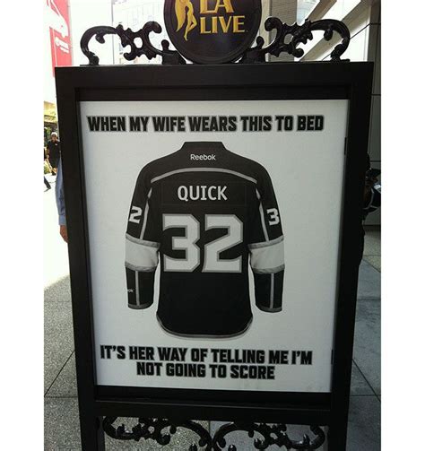 this jonathan quick sex joke is our favorite ad of 2012 stanley cup playoffs photo stanley