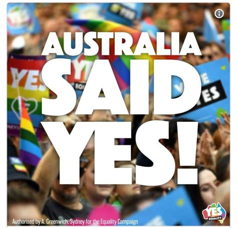 Celebrations As Australia Votes To Legalise Same Sex Marriage