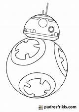 Bb8 Robot Pinta Starwar sketch template