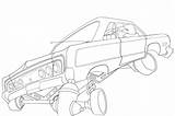 Impala Drawing Lowrider Coloring Pages Chevy Drawings Getdrawings Template sketch template