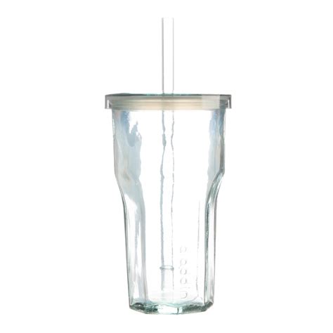 Aladdin Tumbler Cup With Lid And Straw 16 Oz Glass