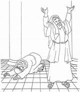 Pharisee Parables Pharisees Parable Fariseu Impostos Sermons4kids Sadducees Activities Coletor Fariseo Yhwh Yahshua Coloringhome sketch template