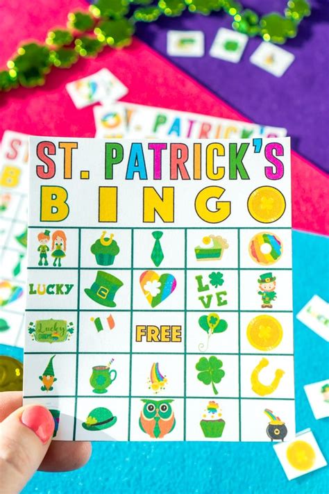 printable st patricks day bingo cards play party plan