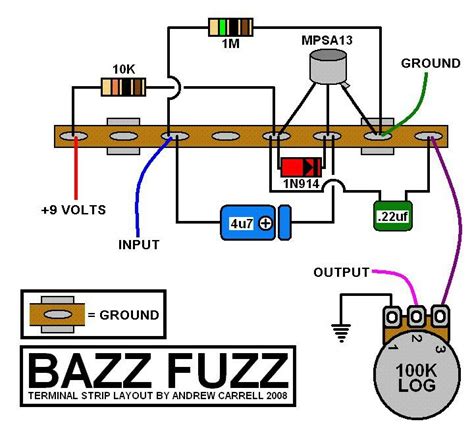 fuzz pedal wiring diagram gopress
