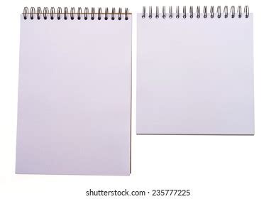 vector blank realistic spiral notepad notebook stock vector royalty