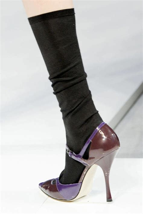 wear socks  heels stylish runway heels  socks