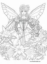 Pages Coloring Intricate Printable Fairy Kids Dark Fairies Adults Gothic Adult Getcolorings Fantasy Getdrawings sketch template