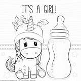 Coloring Pages Girl Unicorn Coloriage Color Cute Licorne Fille Getcoloringpages Choose Board sketch template