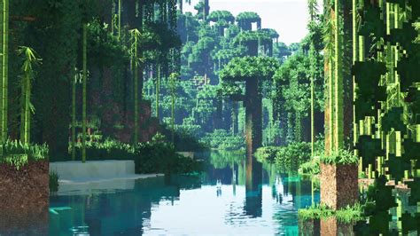 minecraft jungle  wallpaper hdlivewallcom