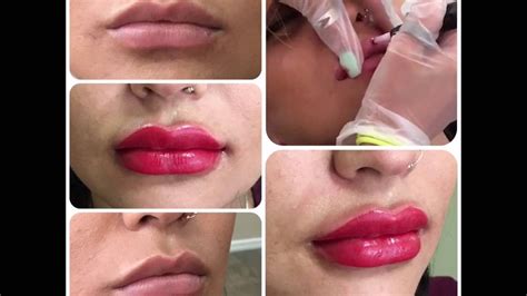 full lips tattoo permanent makeup  atlilotatt youtube