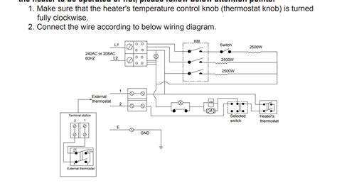 dyna glo  watt heater wiring
