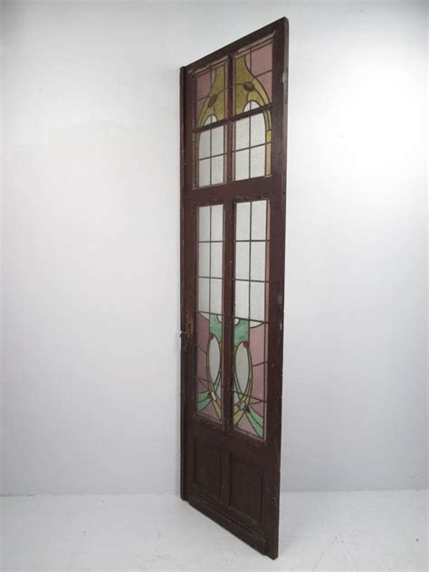 Pair Of Vintage Stained Glass Doors For Sale At 1stdibs
