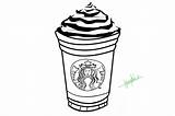 Starbucks Coloring Pages Frappuccino Outline Sheets Drawing Logo Girls Deviantart Coffee Printable Template Sketch Clipartmag Birthday sketch template