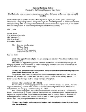 extreme hardship waiver letter sample collection letter templates