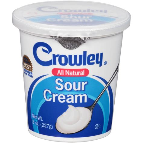crowley  natural sour cream  oz walmartcom