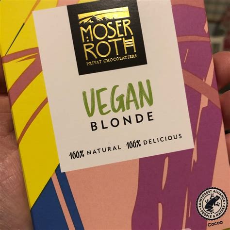 aldi moser roth vegan blonde chocolate review abillion