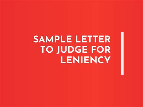 letter  judge  leniency  convincing formats writolaycom