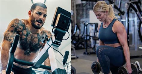 brooke ence and mat fraser look jacked while sharing some intense