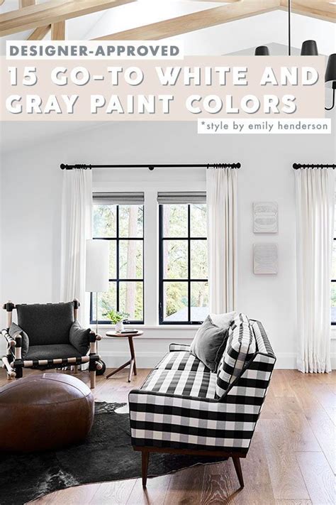 designer approved white gray paint colors emily henderson living room grey