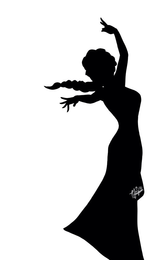 frozen silhouette  getdrawings