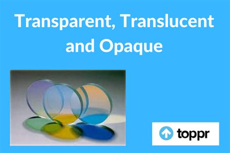 translucent  transparent