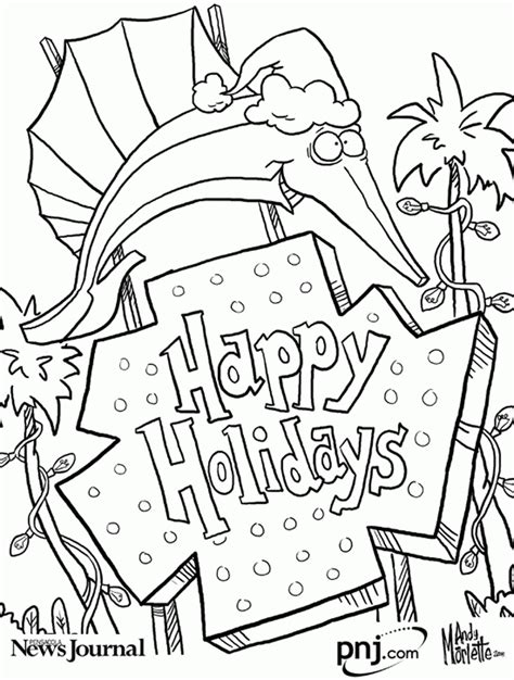christmas themed coloring pages coloring home