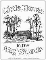 Little House Woods Big Coloring Prairie Pages Unit Study Activities Book Studies Literature History Divyajanani Printables Many Small Pioneer Store sketch template
