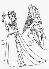 Frozen Coloring Animation Pages Printable Movies Elsa Kb sketch template