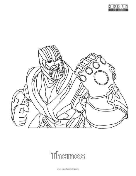 image  thanos coloring pages