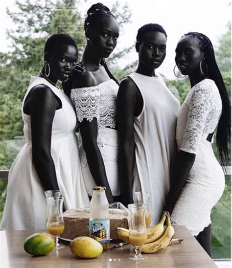 melanin popping photos of these charcoal dark skinned sudanese hot beauties amaze the internet