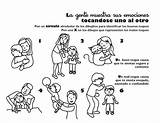 Cuidar Maltrato Imagui Infantiles Adolescencia Aseo Debo Cuida Didactico sketch template
