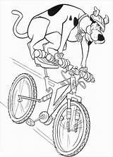 Bike Coloring Pages Riding Mountain 68cc Scooby Color Printable Getcolorings Print sketch template