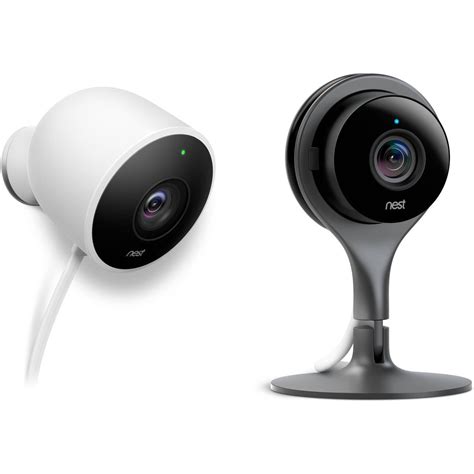nest outdoor  indoor security camera kit bh photo video