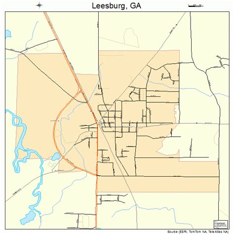 leesburg georgia street map