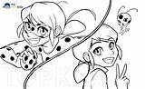 Ladybug Coloring Miraculous Kolorowanki Miraculum Biedronka Kot Kwami Colorare Mytopkid Wydrukuj Darmo Jej Wizerunek sketch template