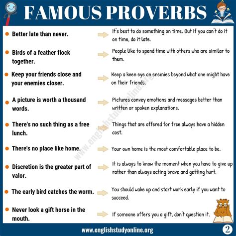 famous proverbs  meaning  esl learners english study