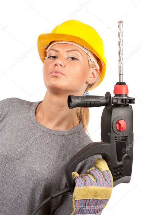 lady construction worker stock photo  xalanx