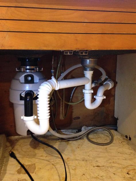 kitchen sink plumbing  garbage disposal  dishwasher   remove  garbage disposal