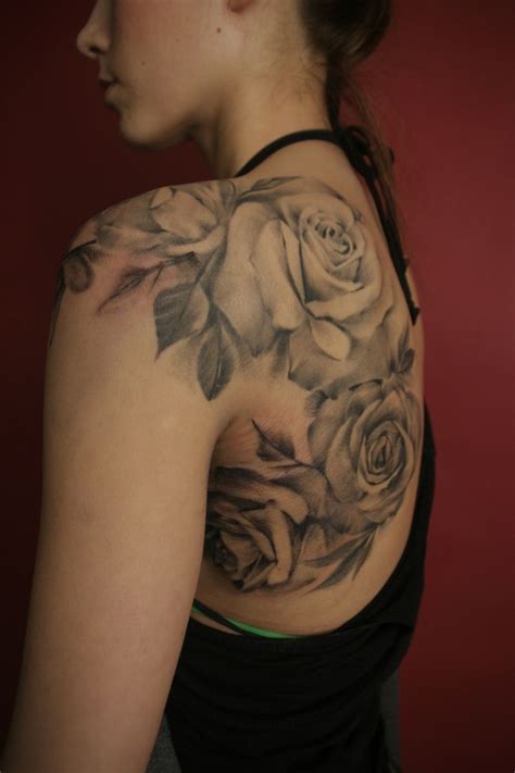 Rose Shoulder Tattoos Tat Pinterest What I Want