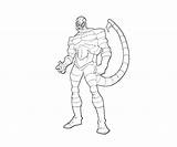 Scorpion Marvel Pages Coloring Ultimate Alliance Printable Cartoon Template sketch template