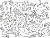 Thanksgiving Coloring Pages Happy Adult Doodle Printable Color Drawing Print Kids First Sheets Colouring Book Activities Printables Activity Fall Turkey sketch template