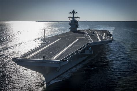 worlds  powerful aircraft carrier   join   navy