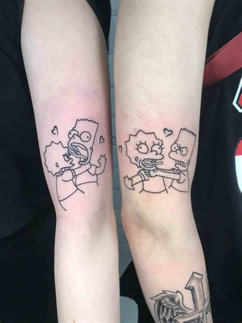 Tatuaje Los Simpsons Hermanos Vallekas Tattoo Zone