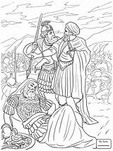 David King Coloring Pages Ark Bible Getdrawings Drawing sketch template